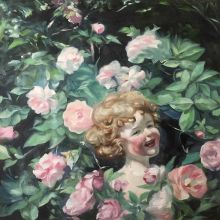 Among the Roses, Frank Bramley at overstockArt.com