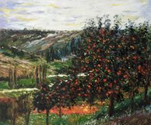 Apple Trees in Bloom at Vetheuil 1887 - Claude Monet at overstockArt.com Apple Trees in Bloom at Vetheuil 1887 - Claude Monet at overstockArt.com