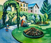 August Macke Reproduction: The Macke Garden at Bonn at overstockArt.com