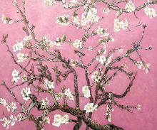 Branches of an Almond Tree in Blossom - Van Gogh at overstockArt.com