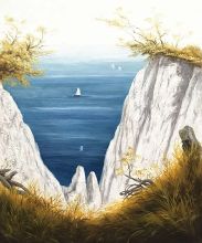 Chalk Cliffs at Rugen, Caspar David Friedrich at overstockArt.com