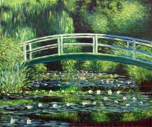 Claude Monet, Japanese Bridge (1899) - overstockArt at overstockArt.com