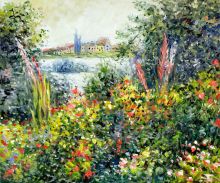 Flowers at Vetheuil - Claude Monet at overstockArt.com