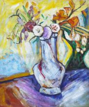 Flowers in a White Vase - Alfred Henry Maurer   at overstockArt.com