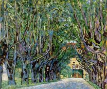 Klimt Reproduction: Avenue in Schloss Kammer Park at overstockArt.com