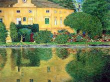 Klimt - Schloss Kammer on Attersee at overstockArt.com