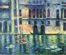 Lilypads in the Palazzo da Mula, La Pastiche Originals at overstockArt.com Lilypads in the Palazzo da Mula, La Pastiche Originals at overstockArt.com