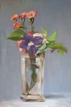 Manet - Carnations and Clematis in a Crystal Vase at overstockArt.com Manet - Carnations and Clematis in a Crystal Vase at overstockArt.com