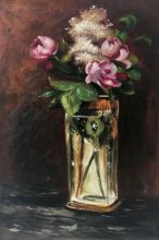 Manet - Flowers in a Crystal Vase II Reproduction at overstockArt.com Manet - Flowers in a Crystal Vase II Reproduction at overstockArt.com