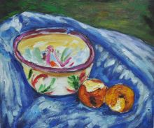 Maurer, Chicken in a Nest - Hand Painted Oil Reproduction Artwork at overstockArt.com