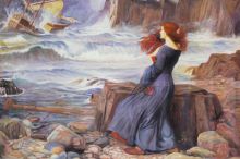 Miranda - The Tempest - John William Waterhouse at overstockArt.com