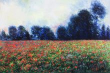 Poppies at Giverny Reproduction at overstockArt.com