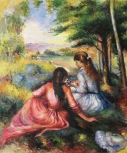 Renoir Reproduction Oil Painting: Renoir In the Meadow at overstockArt.com