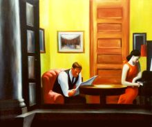 Room in New York - Edward Hopper Reproduction Painting at overstockArt.com