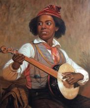 The Banjo Player, William Sidney Mount Reproduction at overstockArt.com
