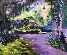 The Garden in the Shade - Pierre Bonnard Painting at overstockArt.com