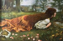 The Princess Out of School, Edward Robert Hughes Reproduction at overstockArt.com