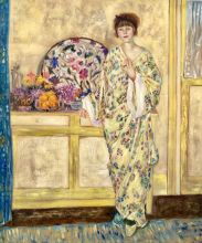 The Yellow Room, Frederick Carl Frieseke Reproduction at overstockArt.com