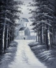 Tree Path Classic - Oil Painting Reproduction at overstockArt.com