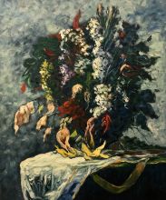Untitled (Floral Still Life), Edward Mitchell Bannister Reproduction at overstockArt.com