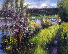 Wall Art: Renoir - The Seine at Chatou - Painting Reproduction at overstockArt.com