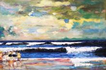 Winslow Homer, On the Beach - Canvas Art & Reproduction Oil Paintings at overstockArt.com