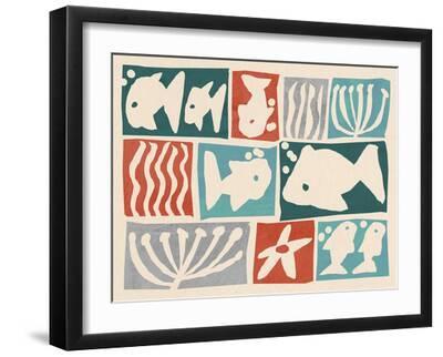 Artistic Aquatics - Black Framed Art Print Wall Art, 16x12
