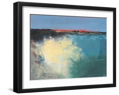 Big Blue - Black Framed Art Print Wall Art, 16x12