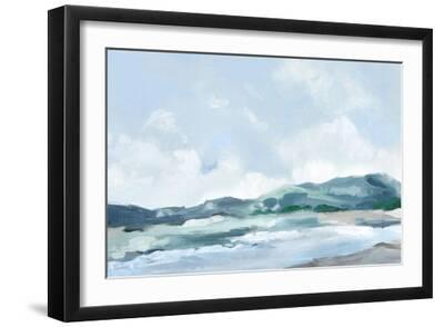 Blue Mountains - Black Framed Art Print Wall Art, 18x12