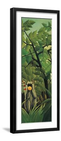 Exotic Landscape - Eat - Black Framed Art Print Wall Art, 8x24