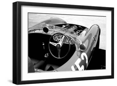 Ferrari Cockpit - Black Framed Art Print Wall Art, 18x12