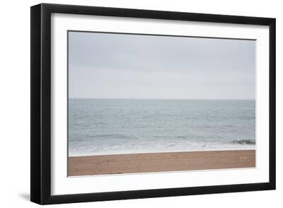 Gentle Sea I - Black Framed Art Print Wall Art, 18x12