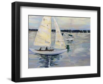 Glide - Black Framed Art Print Wall Art, 12x9