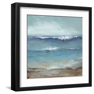 Home by the Sea - Black Framed Art Print Wall Art, 12x12