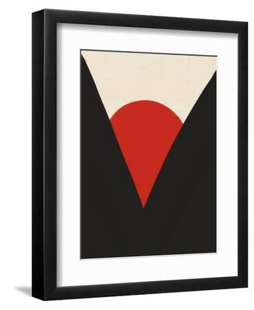 Mountain Sunrise - Black Framed Art Print Wall Art, 9x12