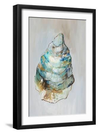 Nautical Whispers II - Black Framed Art Print Wall Art, 12x18