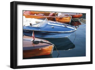 Outboard Oasis - Dock - Black Framed Art Print Wall Art, 18x12