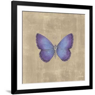 Papilio Luxe - Caeruleum - Black Framed Art Print Wall Art, 30x30