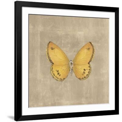 Papilio Luxe - Flavus - Black Framed Art Print Wall Art, 30x30