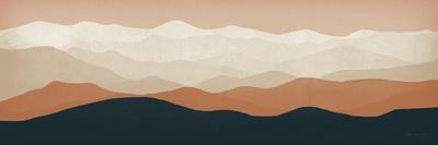 Terra Cotta Sky Mountains - Wall Art Print, 36x12