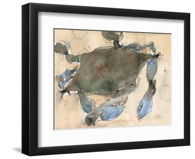 The Maryland Crab I - Black Framed Art Print Wall Art, 12x9