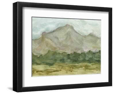 Watercolour Sketchbook VI - Black Framed Art Print Wall Art, 12x9